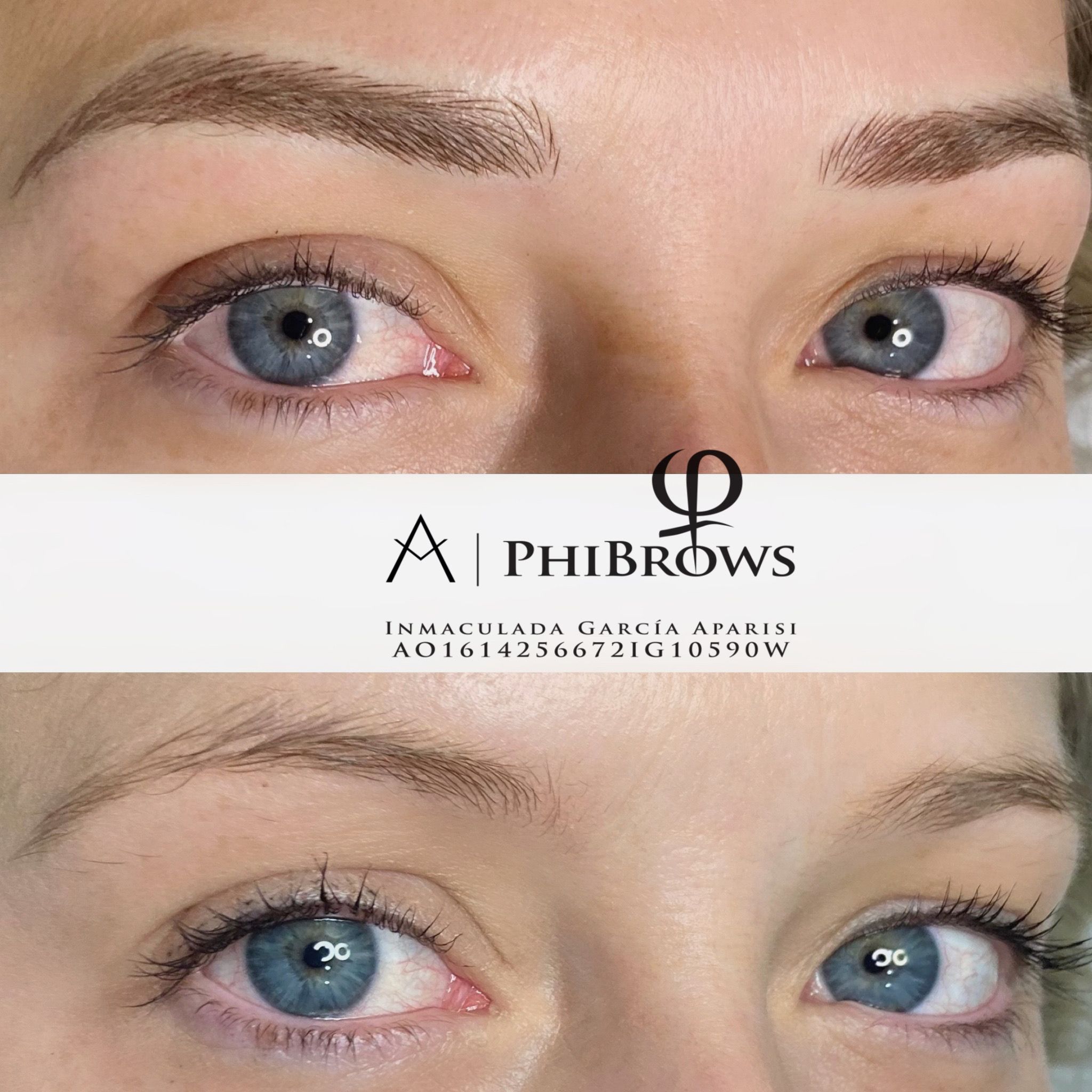 Ejemplos de micropigmentación cejas relleno