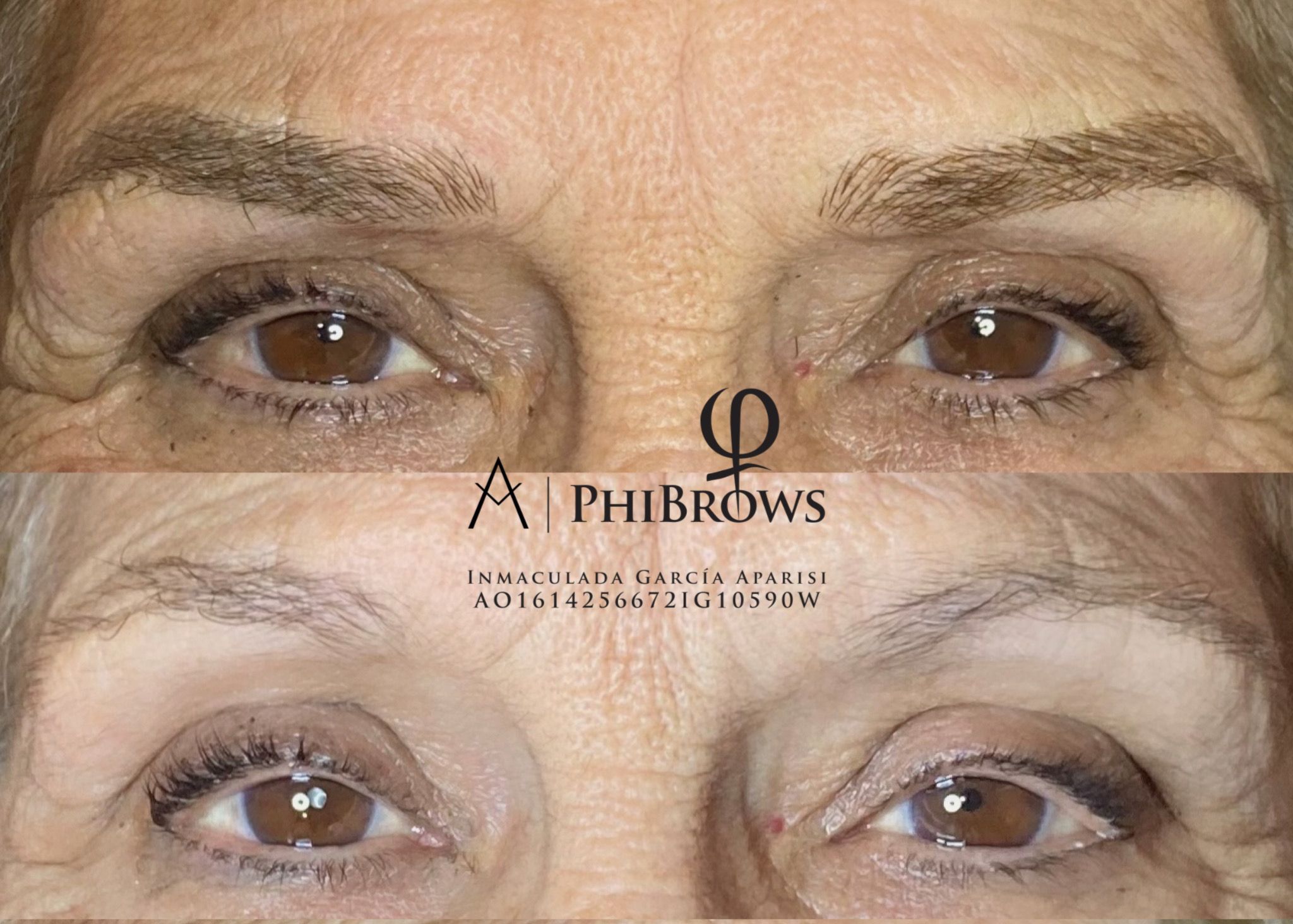 Ejemplos de micropigmentación en cejas