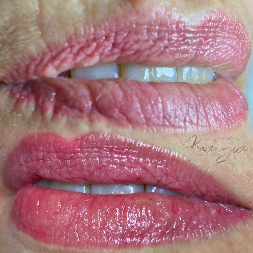 Ejemplos de micropigmentación en labios