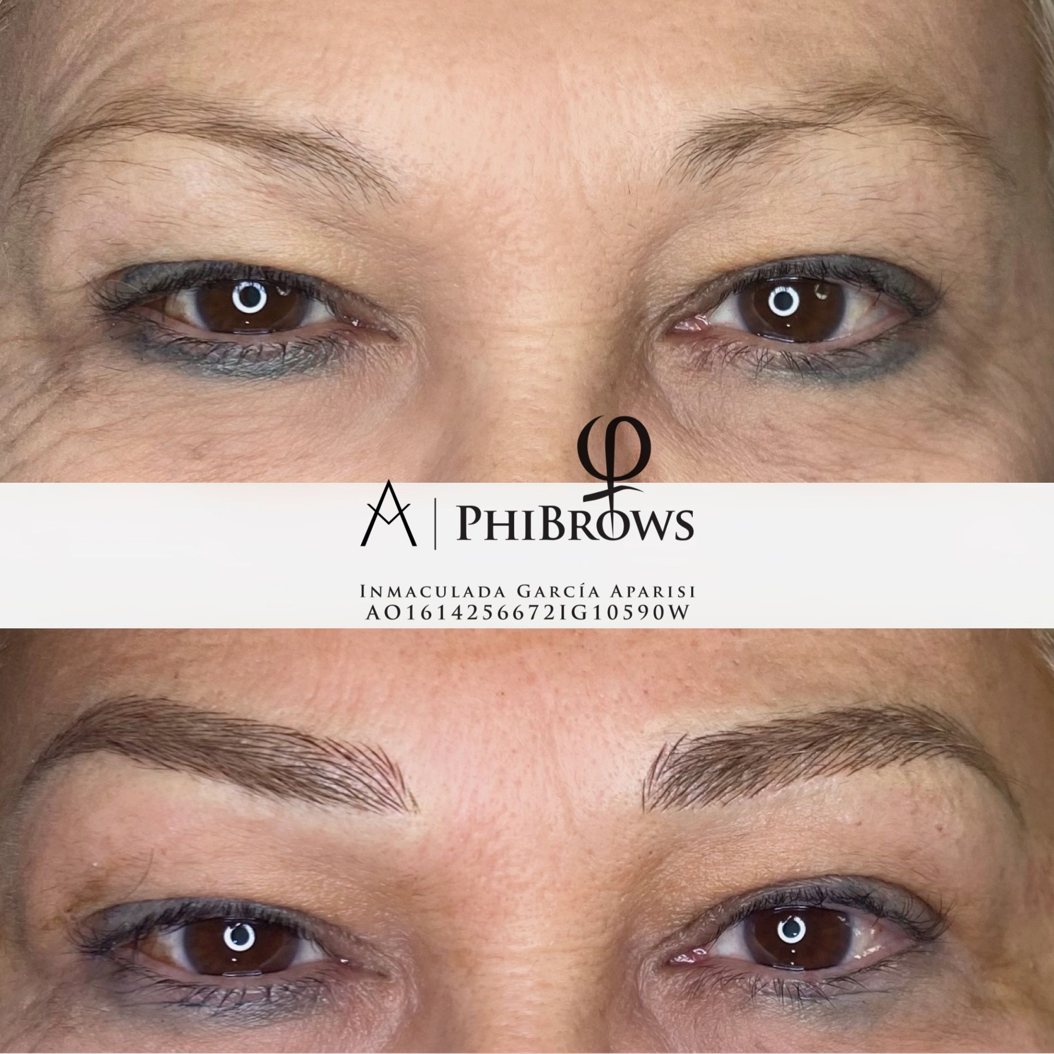 Ejemplos de micropigmentación relleno de cejas